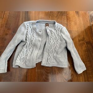Tea brand sweater cardigan gray 18-24 months 3 button